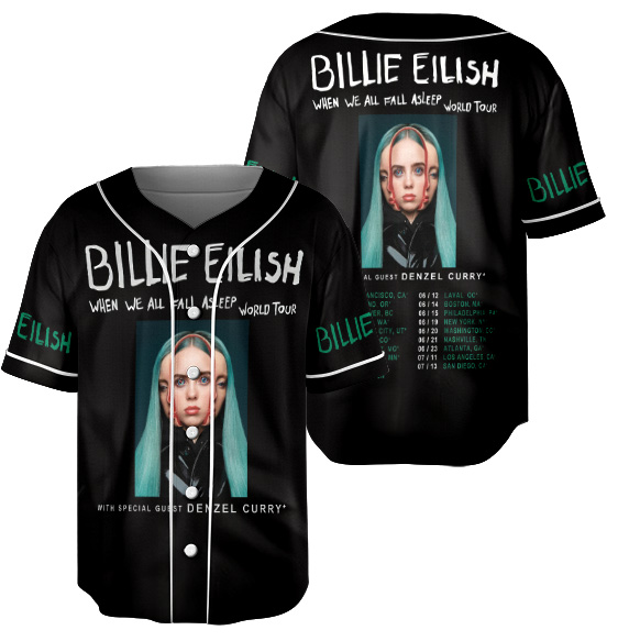 Billie Eilish Hit Me Hard And Soft The Tour Jersey - Image 3