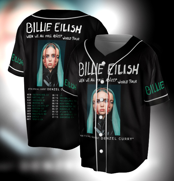 Billie Eilish Hit Me Hard And Soft The Tour Jersey