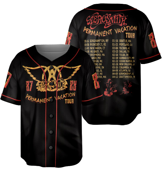 Aerosmith Permanent Vacation Tour Jesey - Image 3