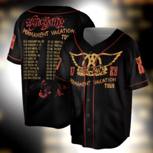 Aerosmith Permanent Vacation Tour Jesey
