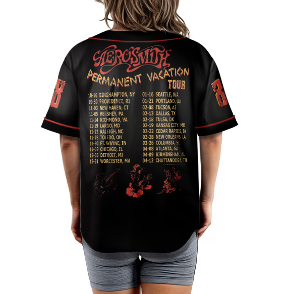 Aerosmith Permanent Vacation Tour Jesey - Image 6