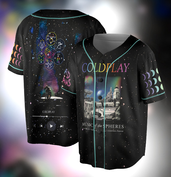 Coldplay Music of the Spheres Tour 2025 jersey