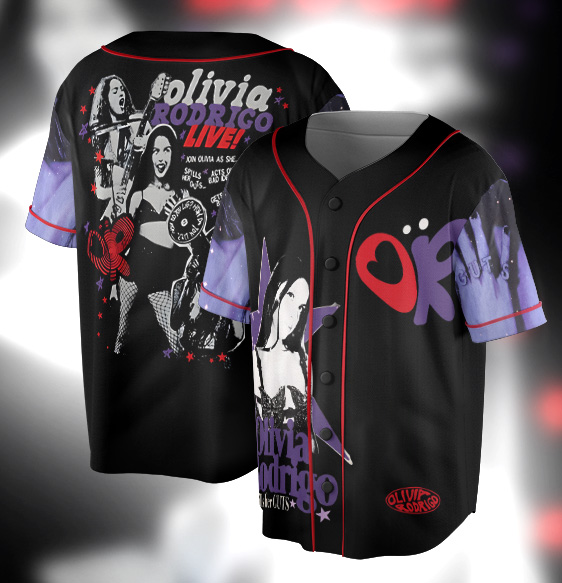 Olivia Rodrigo Sour Jersey, OR Album Tracklist Hoodie Concert jersey