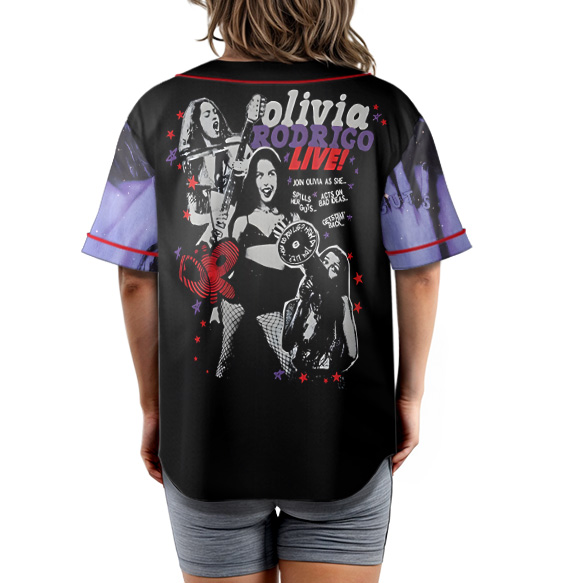 Olivia Rodrigo Sour Jersey, OR Album Tracklist Hoodie Concert jersey - Image 3