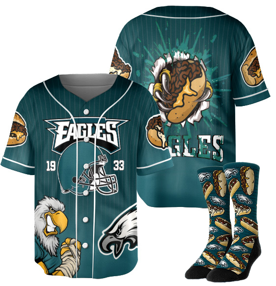 Patriotic Eagle Jersey, Bird Gang Graphic Tee, Game Day Jersey - Image 2