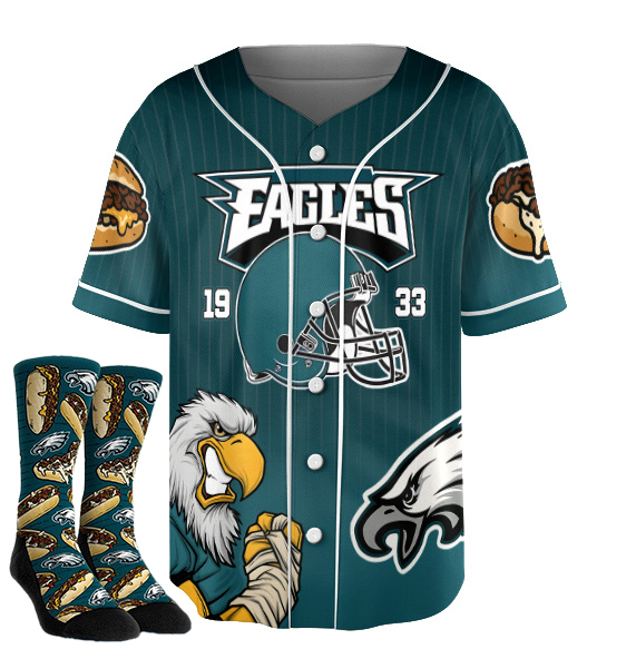 Patriotic Eagle Jersey, Bird Gang Graphic Tee, Game Day Jersey - Image 3