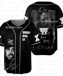 Alternative view of Chris Brown Album Baseball Jersey
