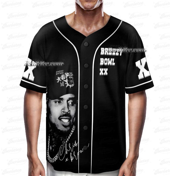 Chris Brown Album Baseball Jersey - Image 3