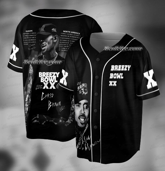 Chris Brown Album Baseball Jersey