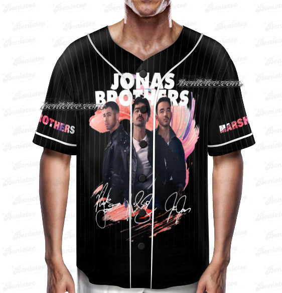 Jonas Bros 20th Annivesary Tour 2025 Baseball Jersey - Image 2