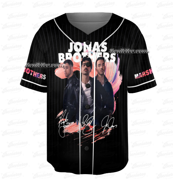 Jonas Bros 20th Annivesary Tour 2025 Baseball Jersey - Image 3