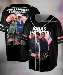 Jonas Bros 20th Annivesary Tour 2025 Baseball Jersey
