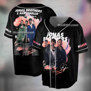 Jonas Bros 20th Annivesary Tour 2025 Baseball Jersey