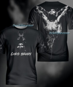 Rapper Chris Brown Breezy Bowl XX Tour Tee 3D