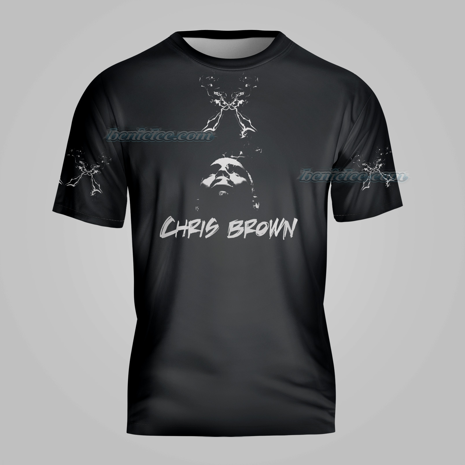 Rapper Chris Brown Breezy Bowl XX Tour Tee 3D - Image 4