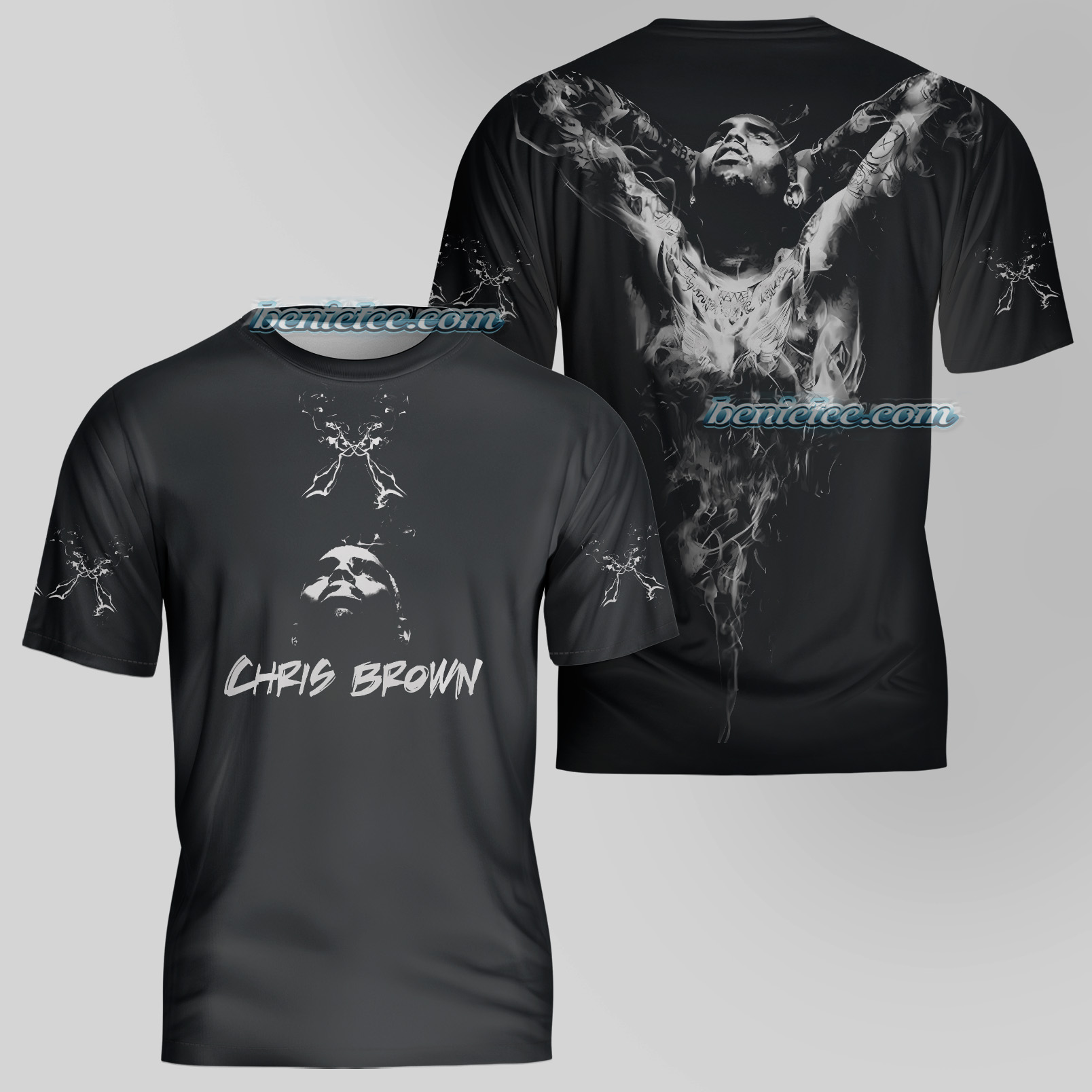 Rapper Chris Brown Breezy Bowl XX Tour Tee 3D - Image 5