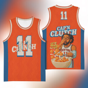 Cap'n clutch Jalen Brunson New York Knicks Basketball Jersey