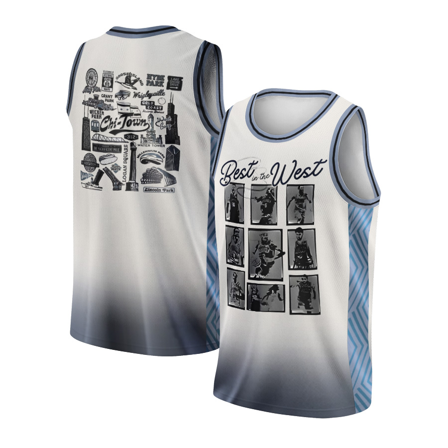 OKC Thunder Western Conference Champions Baseketball Jersey, Best in the West 2025