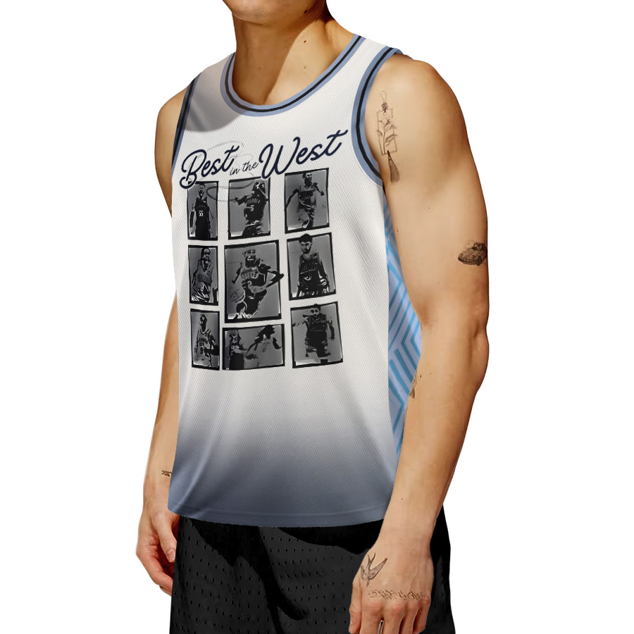 OKC Thunder Western Conference Champions Baseketball Jersey, Best in the West 2025 - Image 4