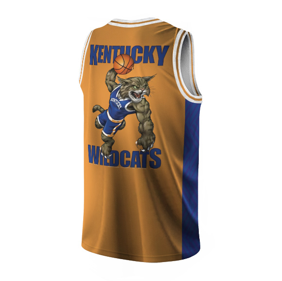 Vintage 90s Kentucky Wildcats Trio Mascot Jersey, Cartoon Style College Sportswear Funny University Basketball - Image 4