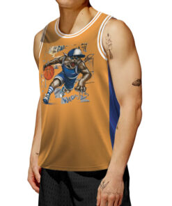 Alternative view of Vintage 90s Kentucky Wildcats Trio Mascot Jersey, Cartoon Style College Sportswear Funny University Basketball