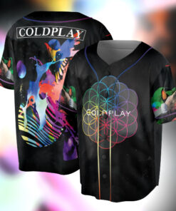 Coldplay Music of the Spheres Tour 2025 Baseball Jersey, Cold Play Tour Jersey