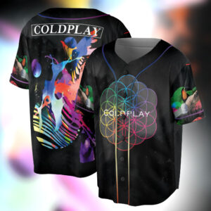 Coldplay Music of the Spheres Tour 2025 Baseball Jersey, Cold Play Tour Jersey