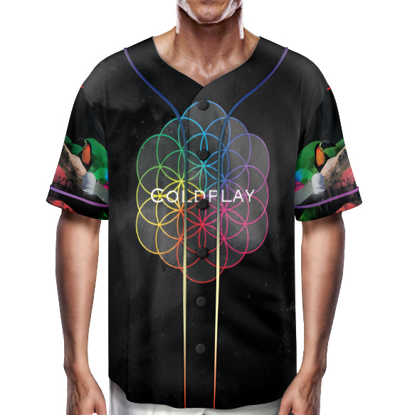 Coldplay Music of the Spheres Tour 2025 Baseball Jersey, Cold Play Tour Jersey - Image 4