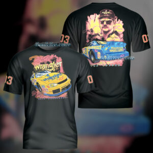 Vintage 90s Dale Earnhardt Nascar Racing T-Shirt 3D