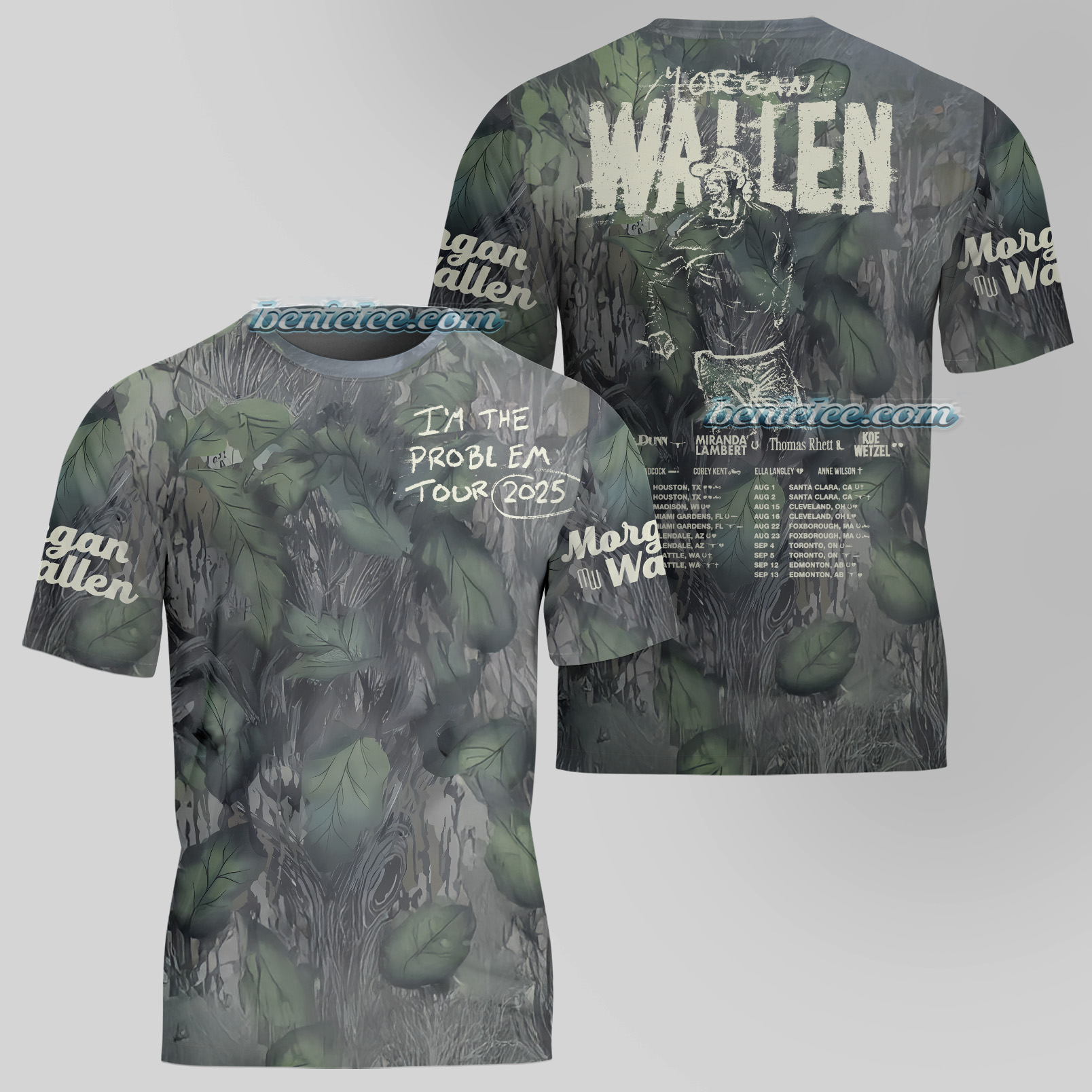 Morgan Wallen Shirt 3D, I’m The Problem Tour 2025 Shirt, Country Music Morgan Shirt - Image 4
