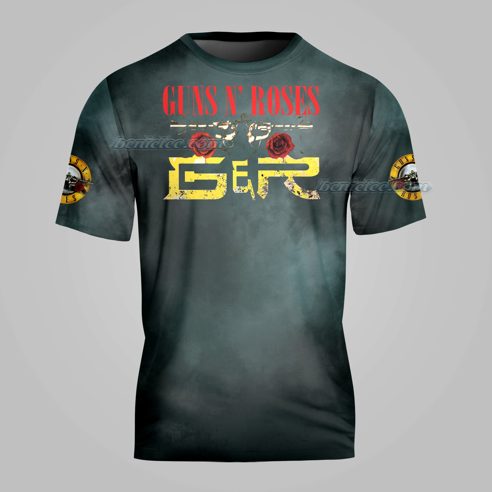 Guns N’ Roses Cheetah Inspired T-Shirt 3D, Rock Band Shirt, 80’s Band Tee - Image 3