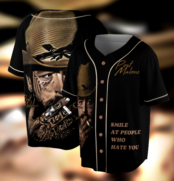 Big Ass Stadium Tour Jersey, Posty 2025 Tour Baseball Jersey