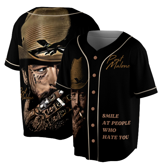 Big Ass Stadium Tour Jersey, Posty 2025 Tour Baseball Jersey - Image 3