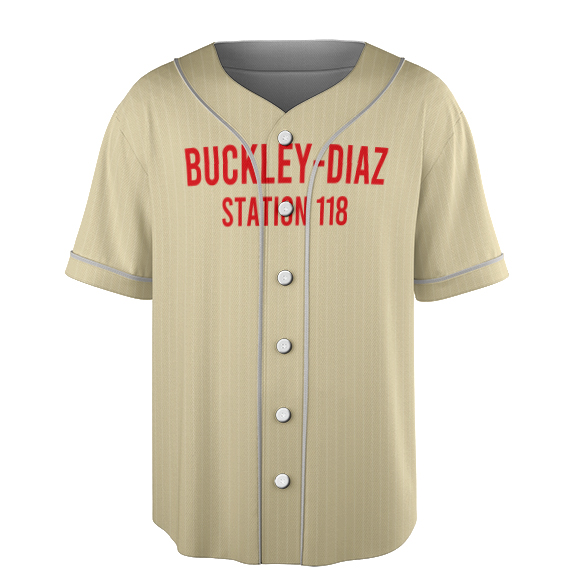 911 Movie Baseball Jersey , Captain Robert Nash 9-1-1 Series - Image 6