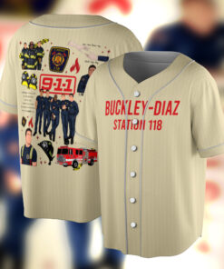 911 Movie Baseball Jersey , Captain Robert Nash 9-1-1 Series