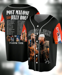 Post Malone Jelly Roll Baseball jersey, Jelly Roll Concert Jersey