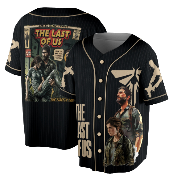 The Last Of Us Comics Baseball Jersey - Image 5