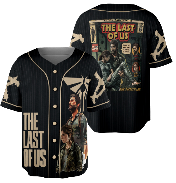 The Last Of Us Comics Baseball Jersey - Image 2