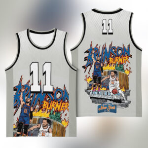 Vintage 90s Jalen Brunson Basketball Jersey, Retro Comics Style Jalen Brunson New York Basketball Team Basketball Jersey