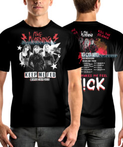 Alternative view of The Warning Girls Band T-shirt 3D