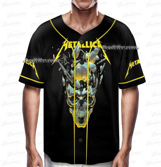 M72 Rock Baseball Jersey, Metal 2025 Tour Baseball Jersey, M72 Tour Jersey - Image 2