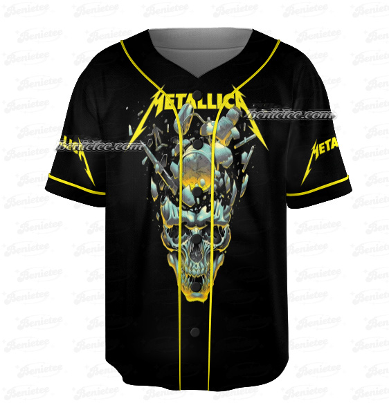 M72 Rock Baseball Jersey, Metal 2025 Tour Baseball Jersey, M72 Tour Jersey - Image 4