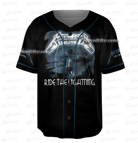 Vintage Metallica Baseball Jersey, World Tour Jersey, Metal Band Shirt - Image 3