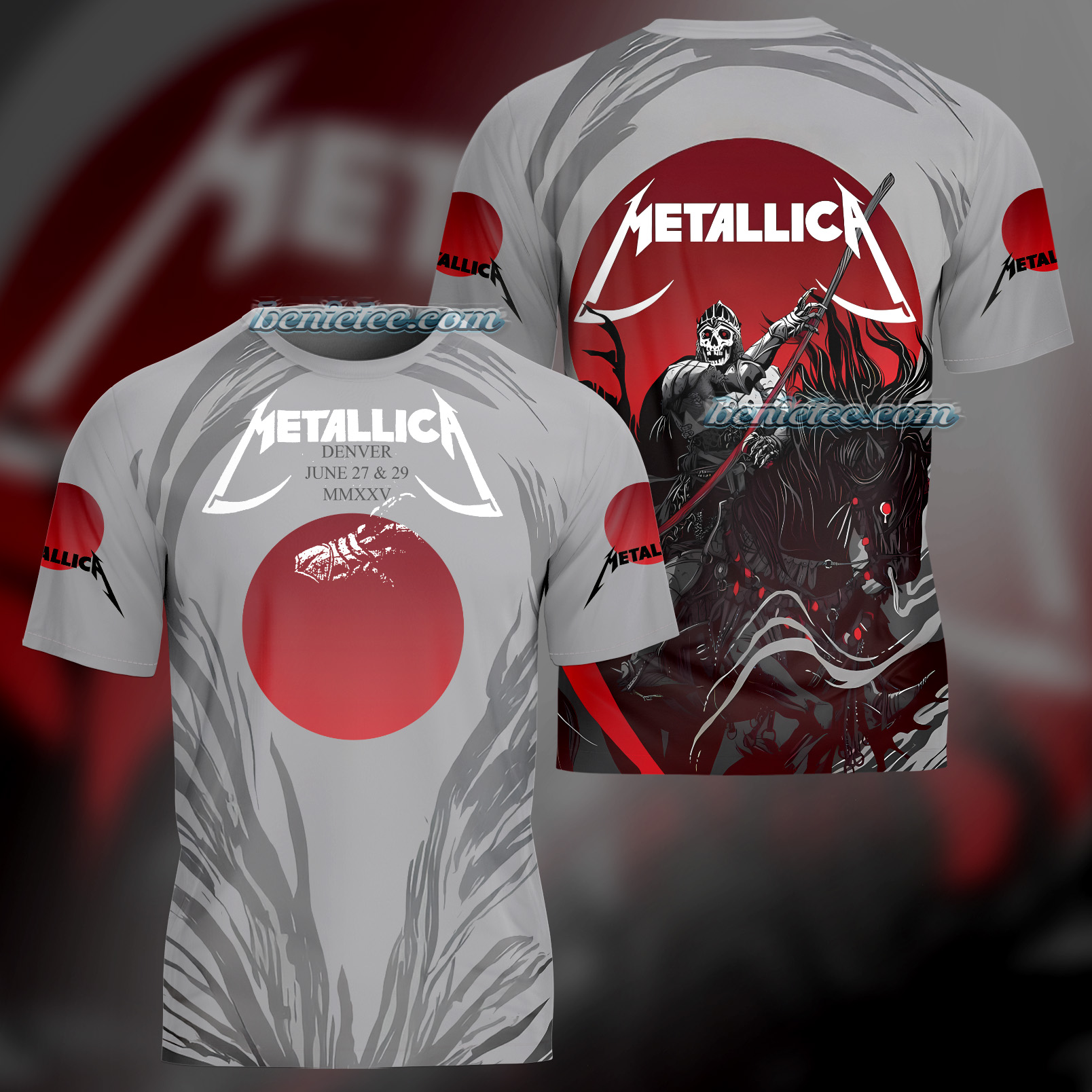 Retro Metallica World Tour Tee 3D, Metal Band Shirt
