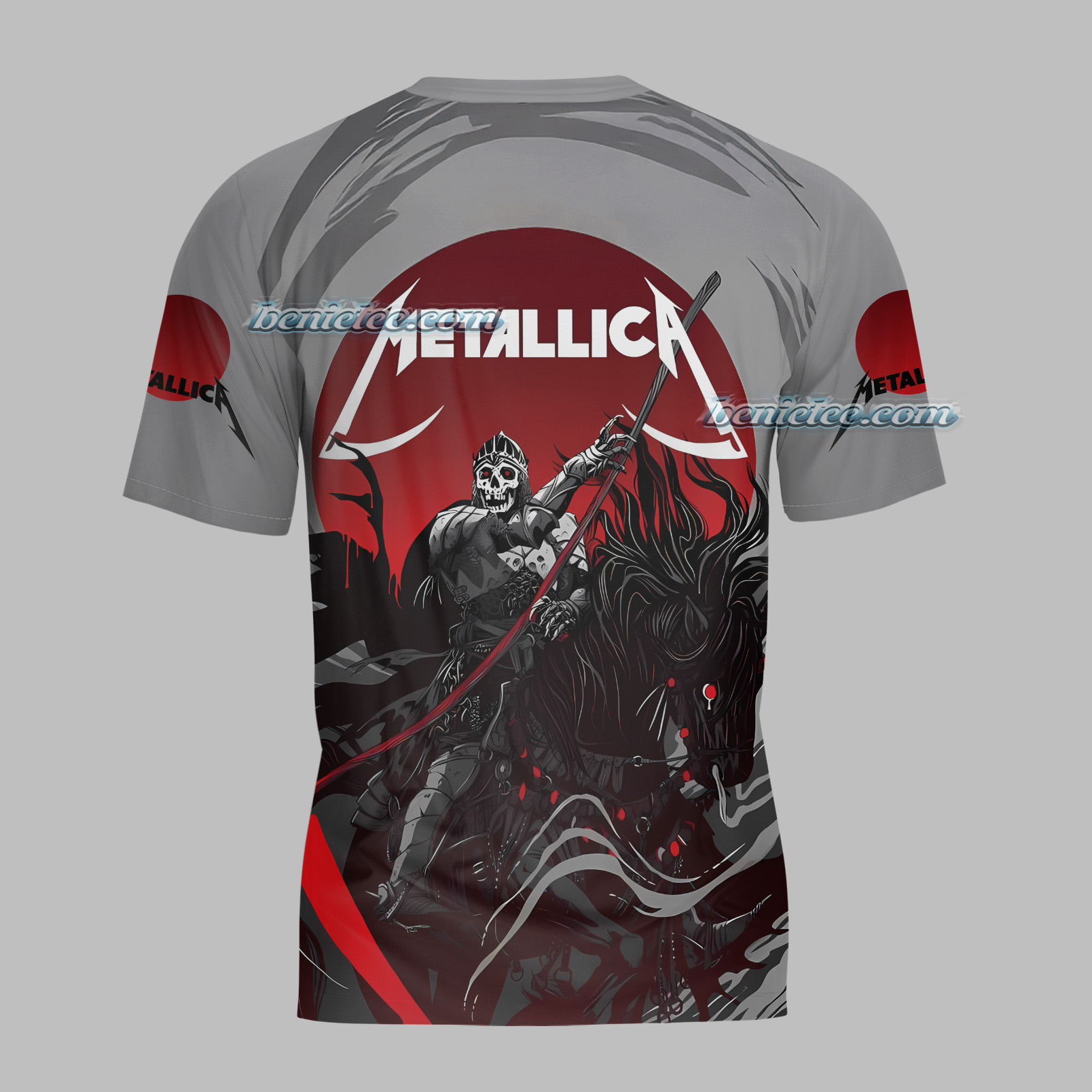 Retro Metallica World Tour Tee 3D, Metal Band Shirt - Image 5