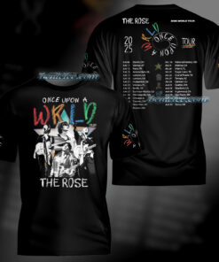 The Rose Once Upon AWRLD Tour Tee 3D, The Rose WRLD Road Map Shirt