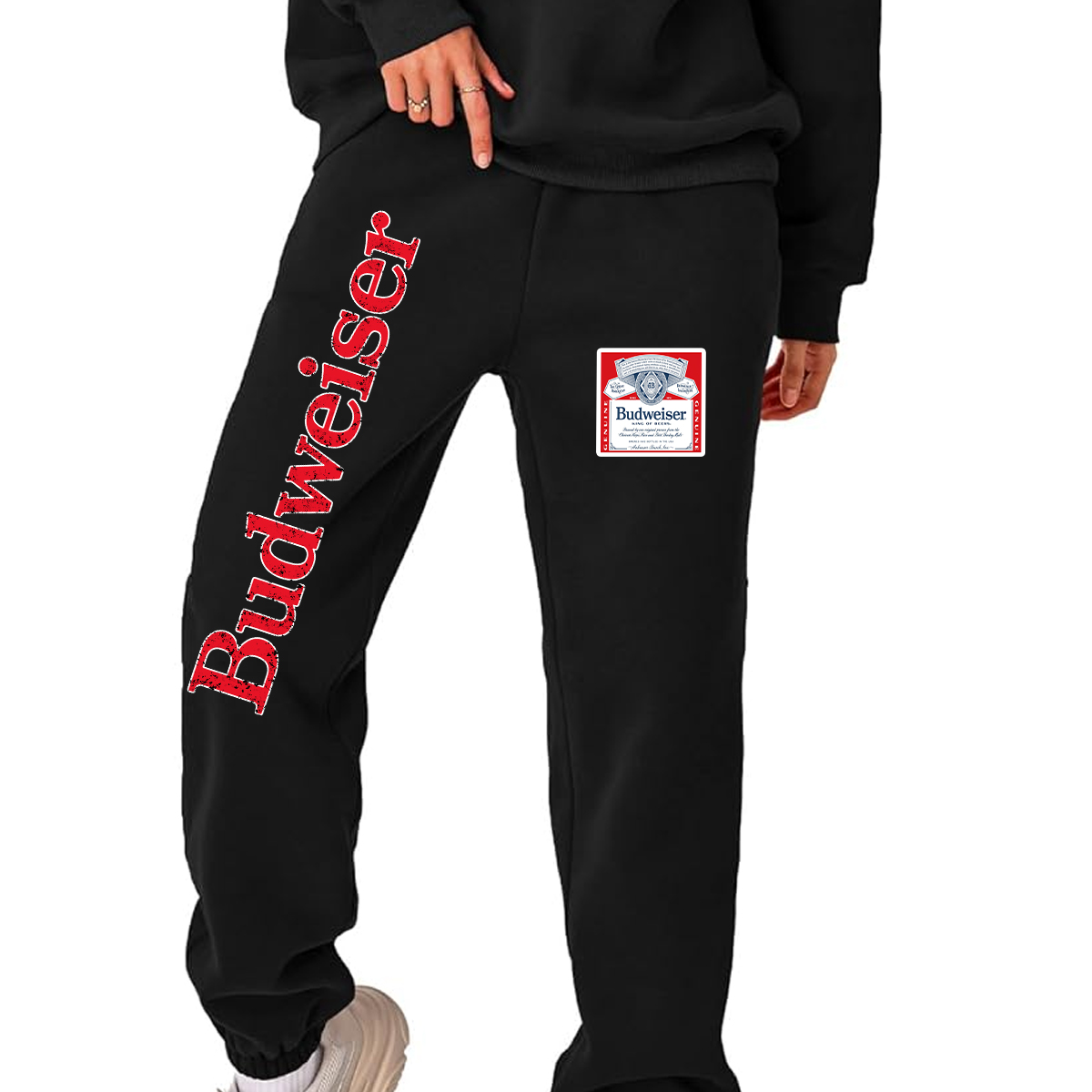 Vintage 90's Budweiser Sweatpants - Image 5