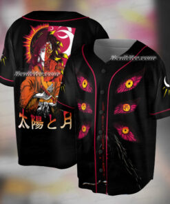 Demon Slayer Kokushibo and Yoriichi Tsugikuni Baseball Jersey