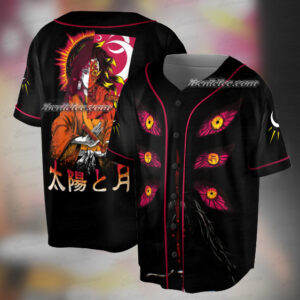 Demon Slayer Kokushibo and Yoriichi Tsugikuni Baseball Jersey