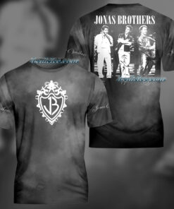 Vintage Jonas Brothers Shirt 3D, Jonas Brother Merch, Retro Jonas Brothers Tour Shirt